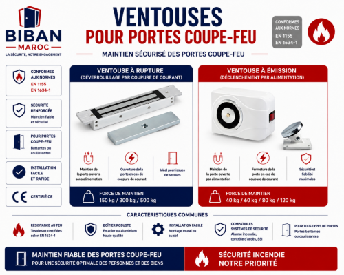 Ventouses électromagnétiques
