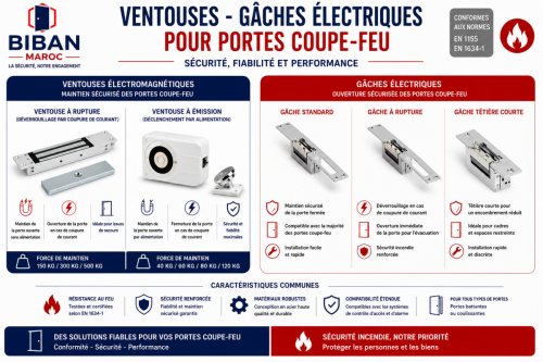 Ventouses électromagnétiques