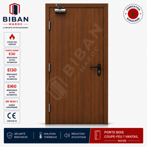 Porte bois pare flamme E30