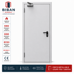 Porte métallique coupe-feu EI60 – 1 vantail – 900x2150